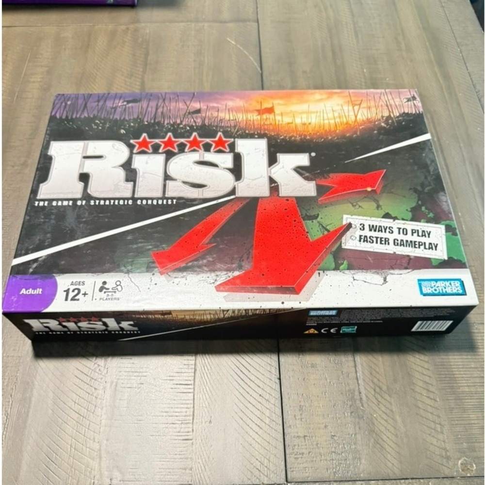 Risk Board Game Parker Brothers‎ Hasbro Strategy Conquest Edition